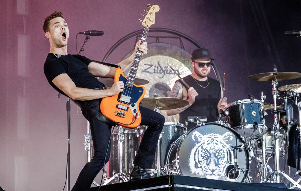 Royal Blood performing on stage